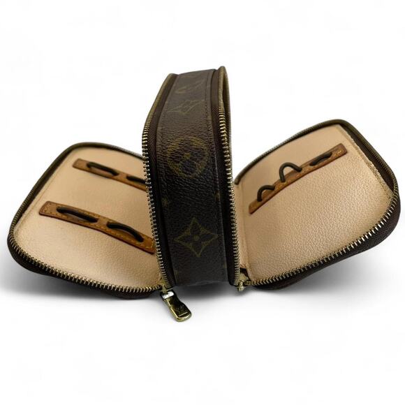 Louis Vuitton Handbags - Louis Vuitton Leather Monogrammed Trousse Brush PM Cosmetic Pouch Travel Glamour
